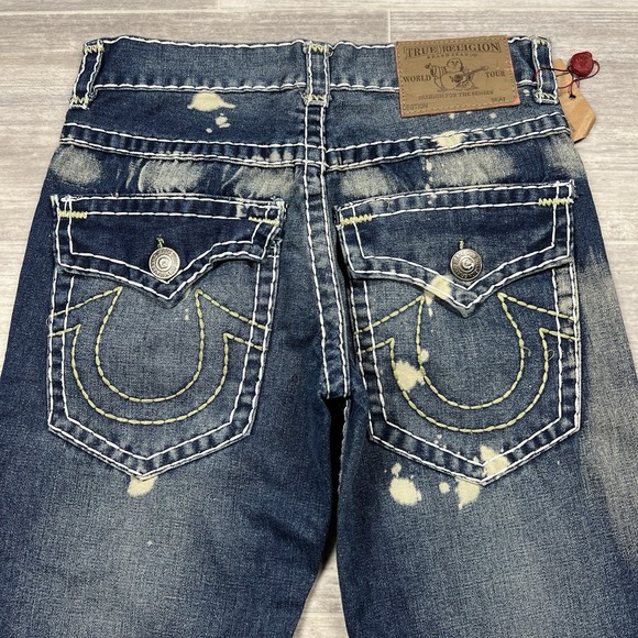 $345 True Religion Billy Big T Jeans 30 Urban Cow Made IN USA NWT Y2K Denim NEW - Picture 9 of 10